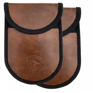 2x RFID Autosleutel hoesje - Anti-Skim bruin