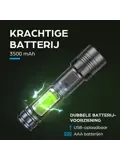Oplaadbare LED Zaklamp voor Nood