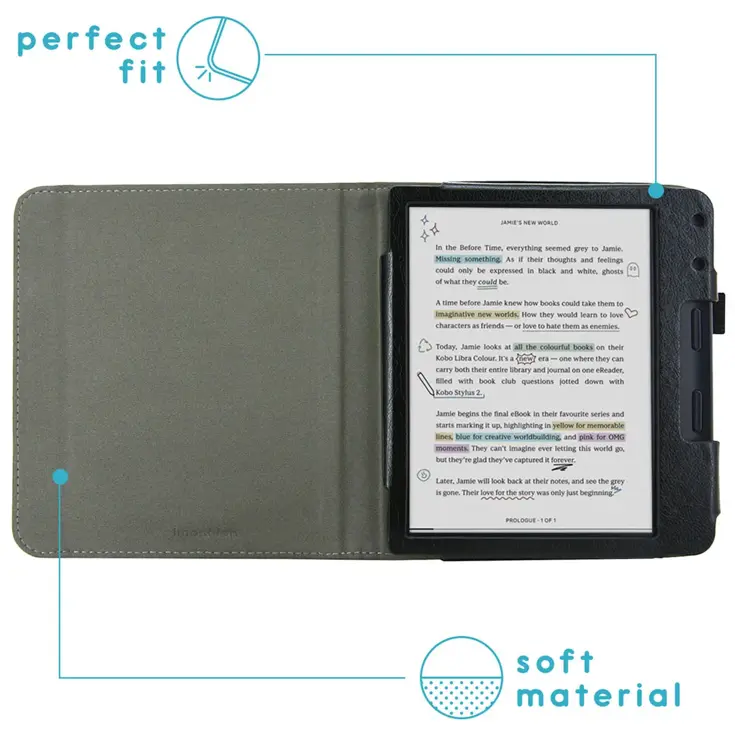 Vegan Leather Case - Kobo Libra Colour