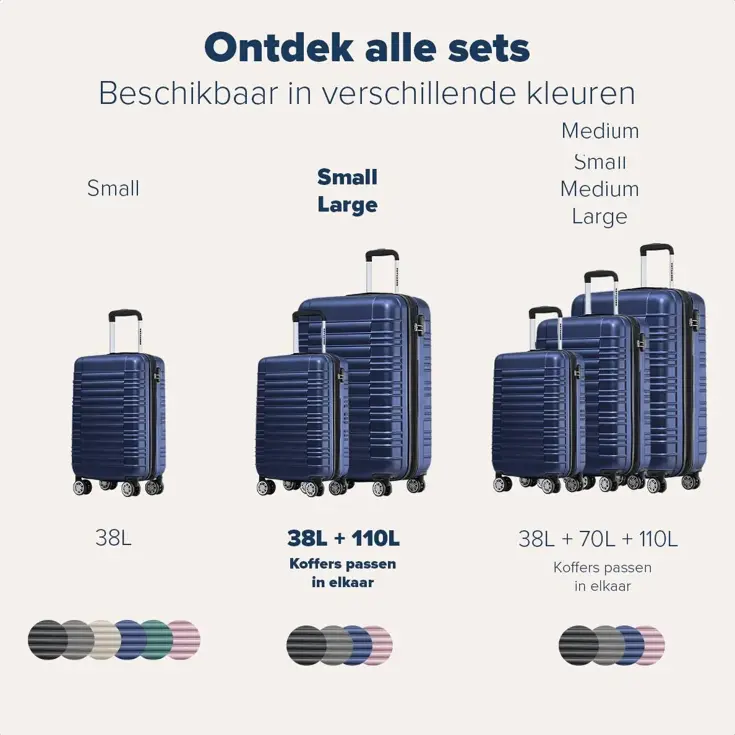 Kofferset – 2 Delig – 38L