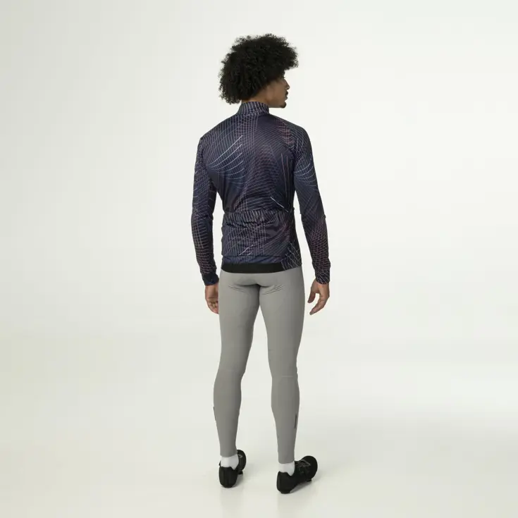 Nocturnal Lines Fietsshirt Lange Mouwen Heren