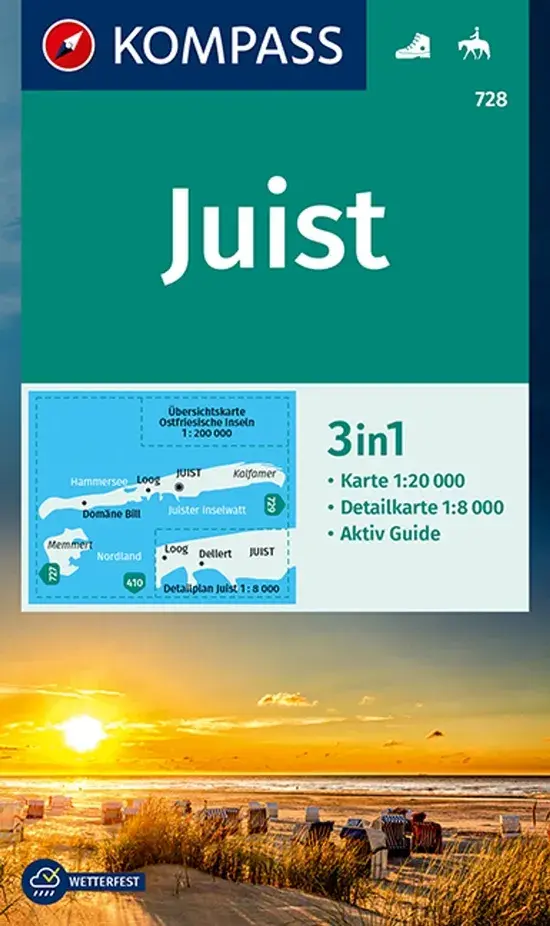 Wandelkaart WK728 Insel Juist