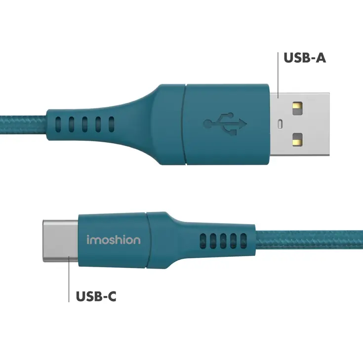 imoshion Braided USB-C naar USB kabel