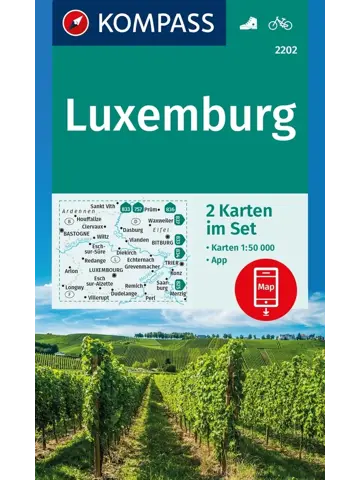 Wandelkaart WK2202 Luxemburg