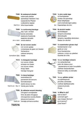 23-delige EHBO-set Globe Basic