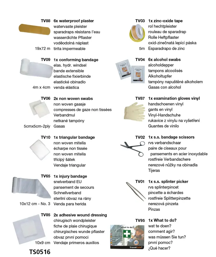 23-delige EHBO-set Globe Basic