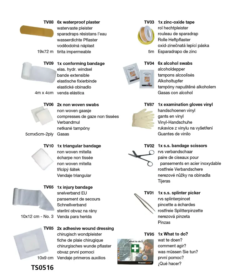 23-delige EHBO-set Globe Basic
