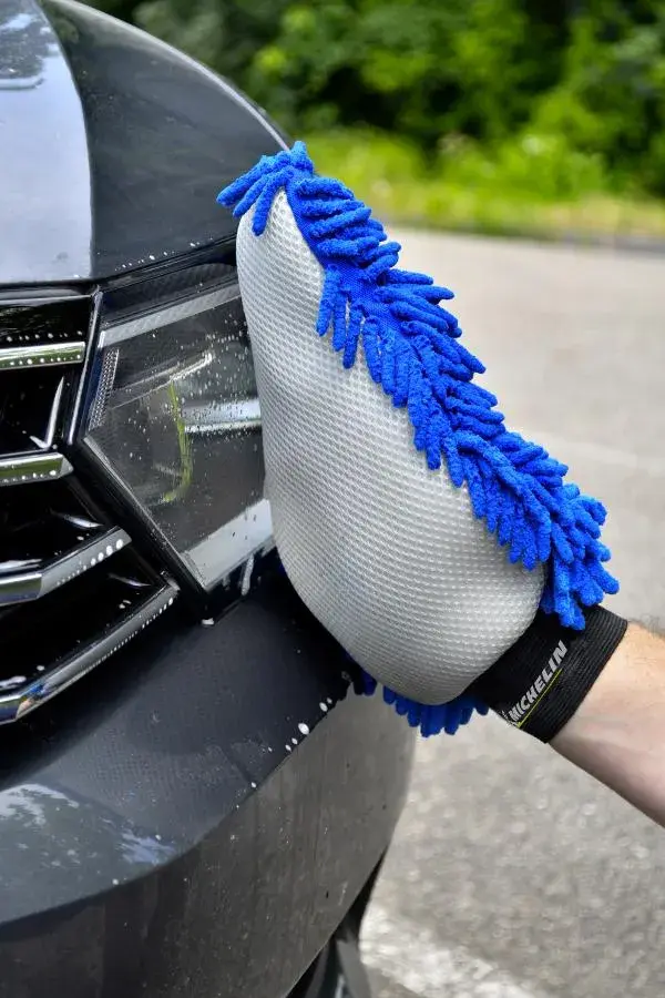 Autospons - Washandschoen