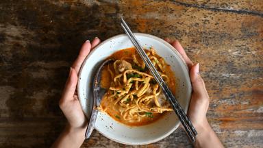 Thailand, Chiang Mai, khao soi - GettyImages-1399744451