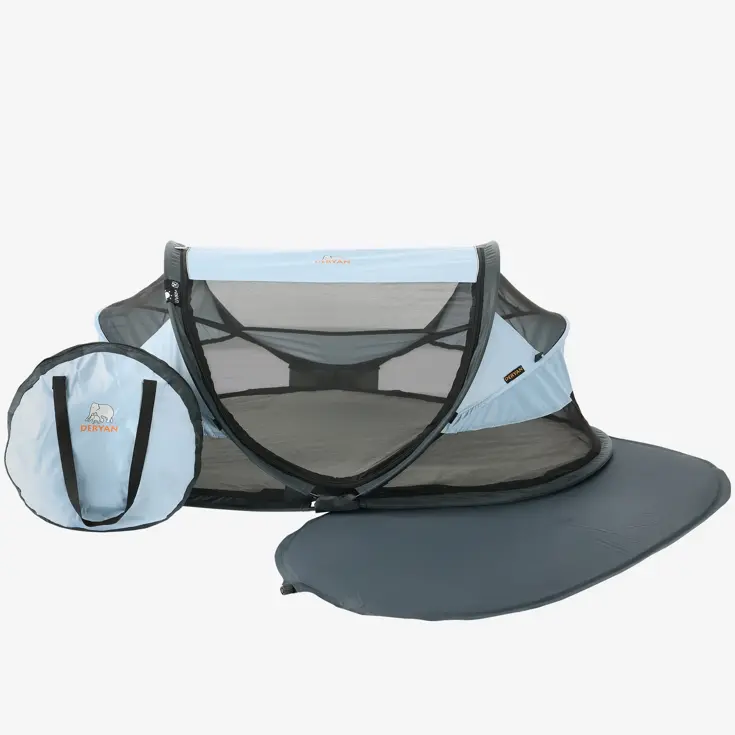 Baby luxe campingbedje - Zelfopblaasbare matras