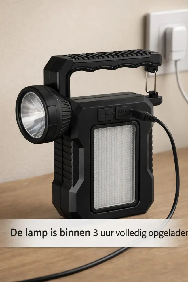 Oplaadbare Noodlamp USB & Solar