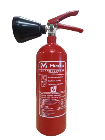 Mexxo CO2 brandblusser 2 kg vorstvrij