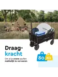 Bolderkar - Opvouwbaar -  80 KG