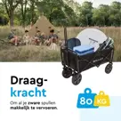 Bolderkar - Opvouwbaar -  80 KG