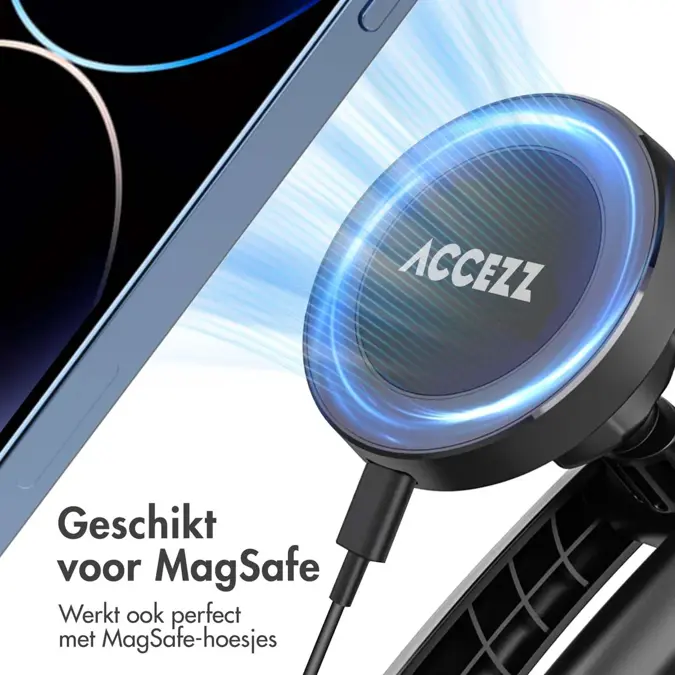 Magsafe Telefoonhouder Dash/Raam + Autolader