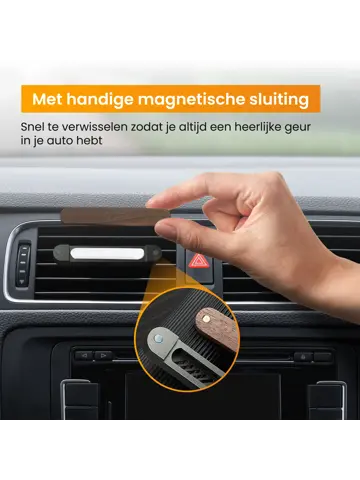 Autoparfum met houder incl. 2 Geurstaafjes