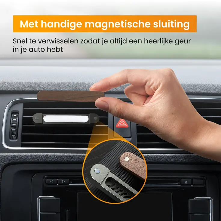 Autoparfum met houder incl. 2 Geurstaafjes
