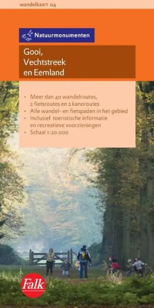 Wandelkaart SBB 04 Gooi, Vechtstreek en Eemland