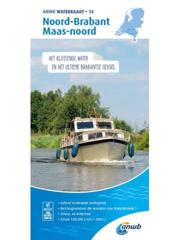 ANWB Waterkaart 16 - Noord-Brabant/ Maas-Noord
