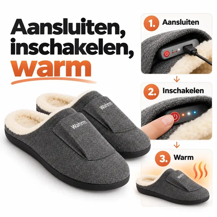 Verwarmde Sloffen Wahrmsteps
