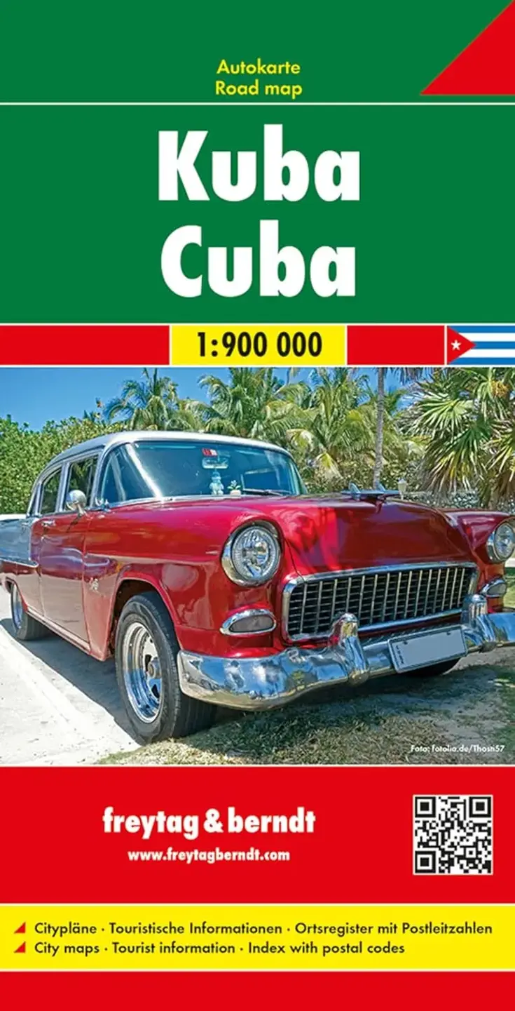 Wegenkaart Cuba