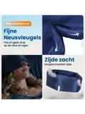 Zijden Slaapmasker - Verduisterend - Donkerblauw