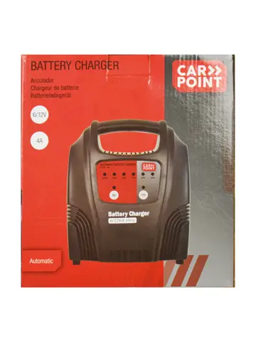 Automatische acculader 6/12V met 5 controlelampjes