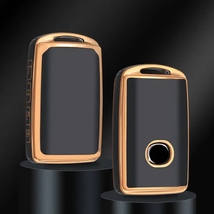 TPU Sleutelhoesje voor Mazda goud B3