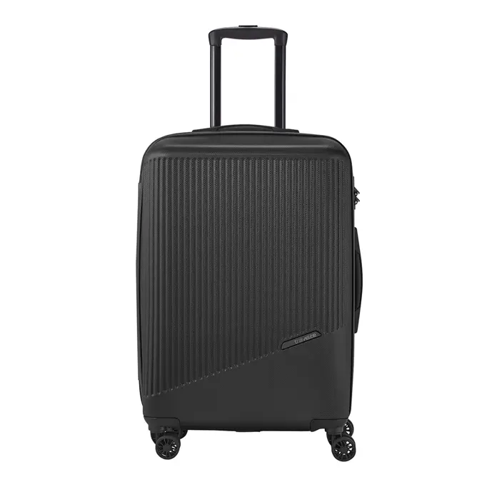 Travelite Bali 4 Wiel Trolley M black Zwart