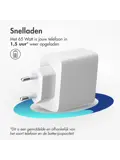 65W Oplader 2x USB-C 1x USB-A