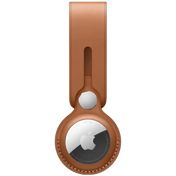 Apple Leather Loop AirTag-sleutelhanger