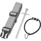 ProPlus Stormbandset - 2x2.90m - Grijs