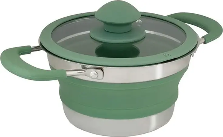 Eurotrail Opvouwbare Pan met deksel S