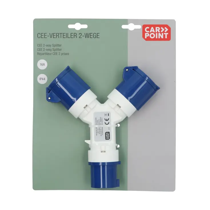 CEE 2-weg Splitter 16A