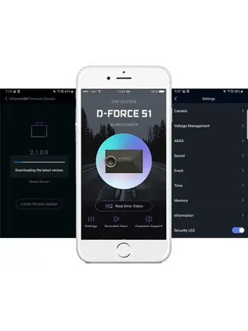 D-Force S1 4CH Wifi GPS Cloud 128gb dashcam