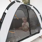 Bedtent Klamboe - 200x90cm - Muggennet - 1mm gaas