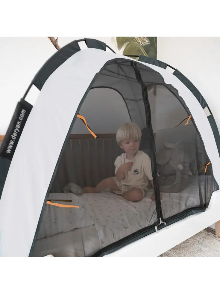Bedtent Klamboe - 200x90cm - Muggennet - 1mm gaas