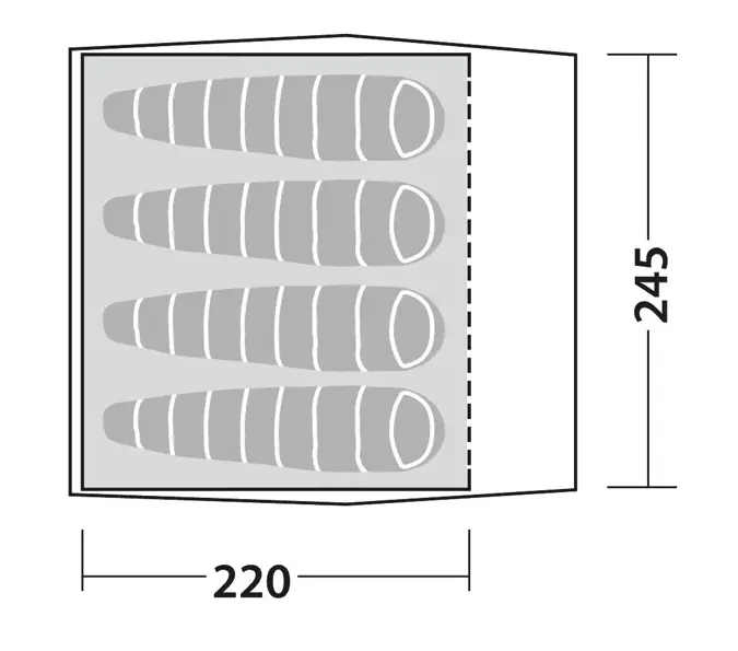 Robens Yukon Shelter - 4P Tent