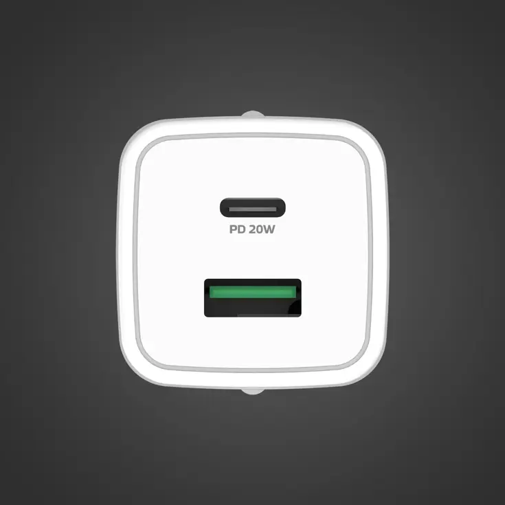 USB en USB-C 20W - Muurlader - Celly
