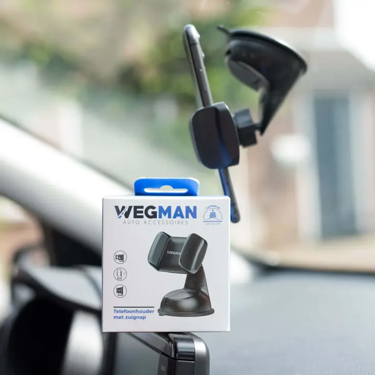 Telefoonhouder Auto Zuignap - Dashboard / Raam