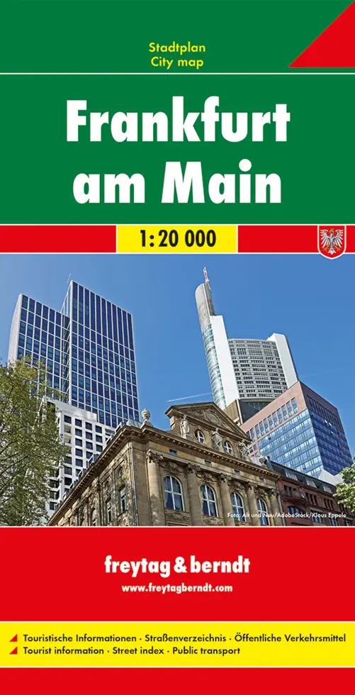 Stadsplattegrond Frankfurt am Main