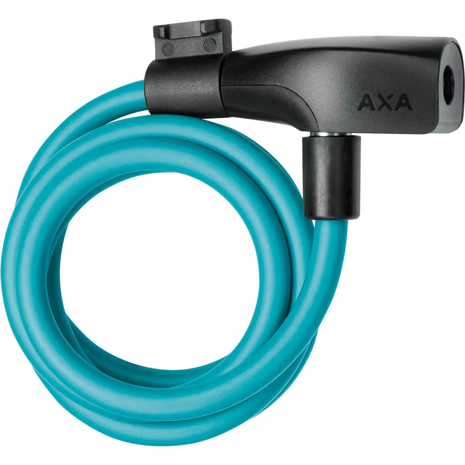 Axa  Kabelslot Resolute 120/8 Ice Blue  Donker Groen main product image