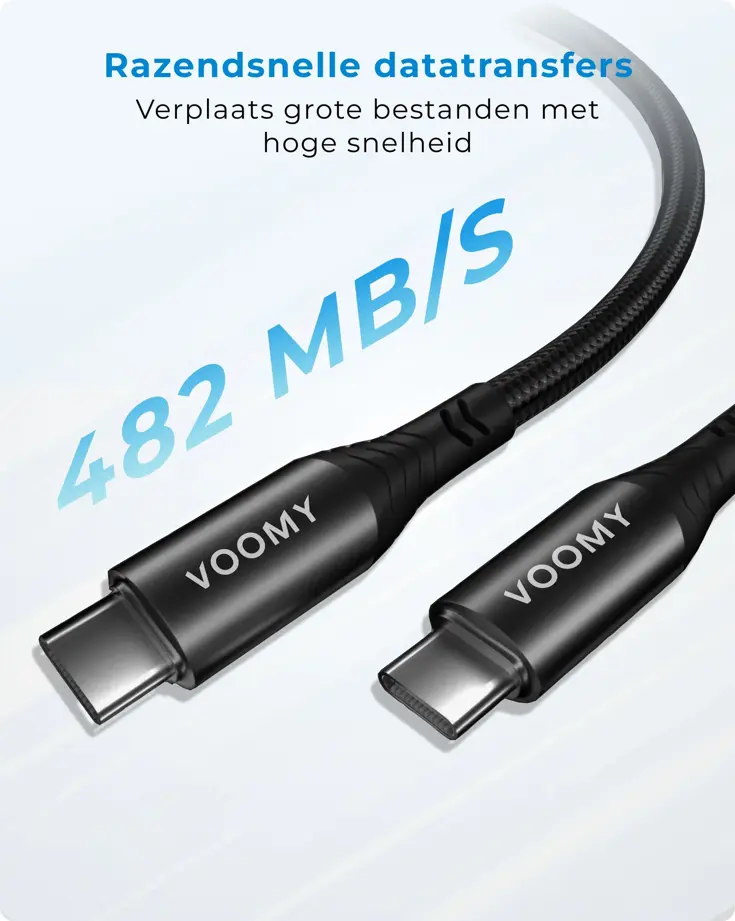 Charge - USB-C Kabel - 100W snelladen