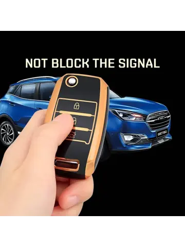 TPU Sleutelhoesje voor Kia goud B3