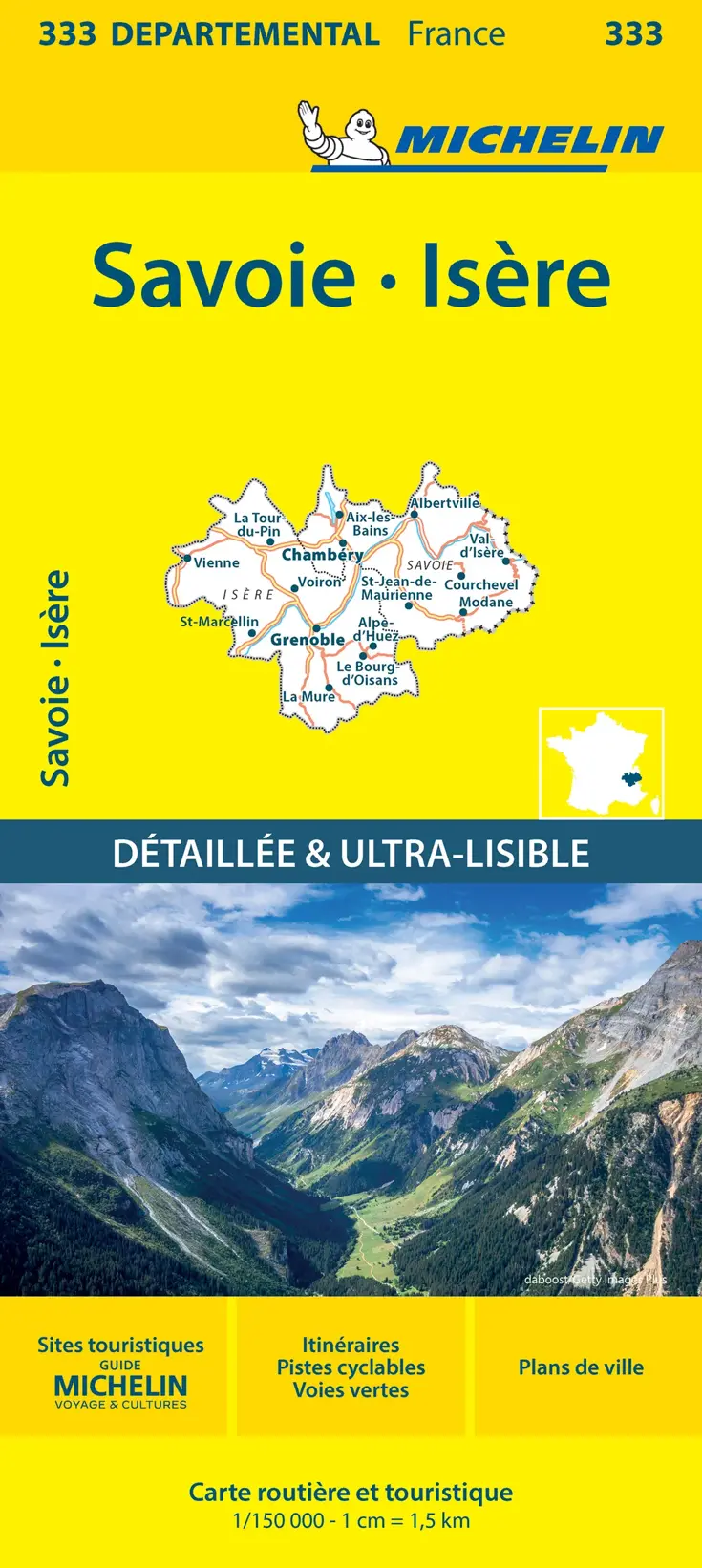 Wegenkaart Local 333 Isere - Savoie
