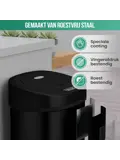 Avalo Prullenbak met Sensor 50L - RVS