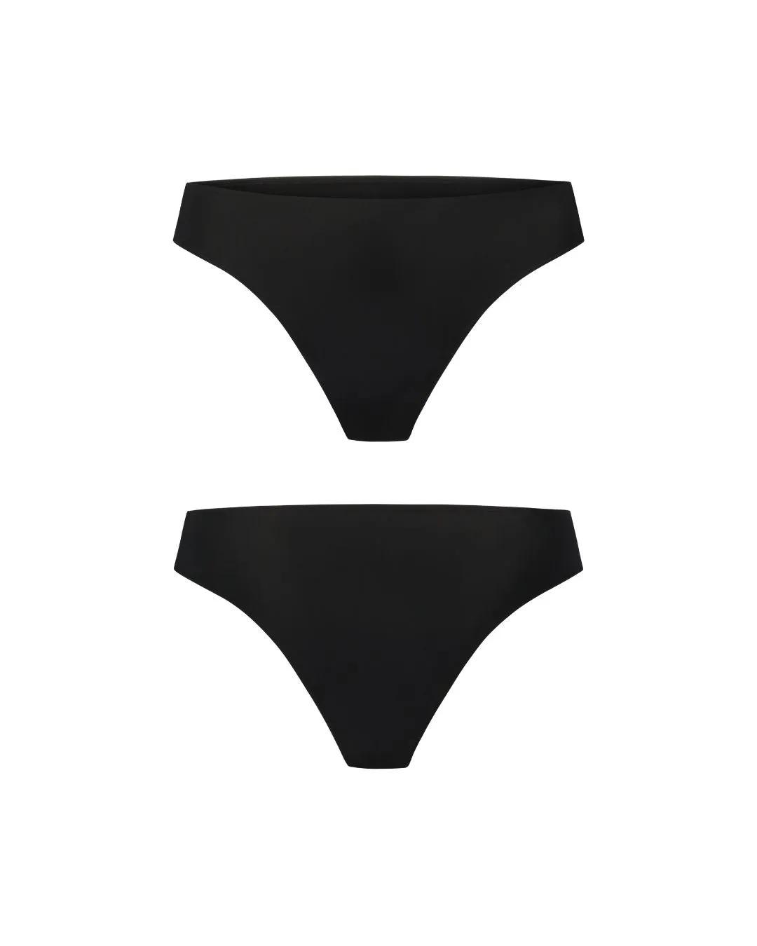 Moodies Undies  Menstruatie zwemkleding  Cheeky  Zwart