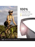 Fietsbril met 5 verwisselbare lenzen - sportbril