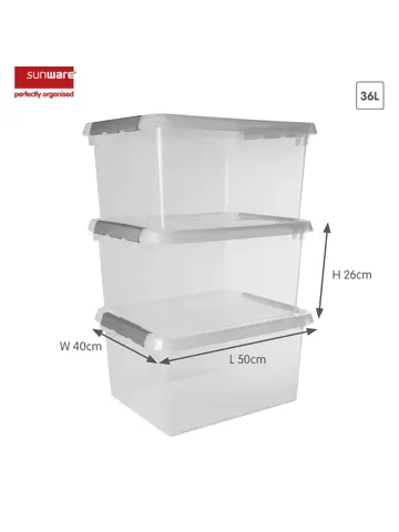 Comfort line - Opbergbox - 36L - 6-dlg