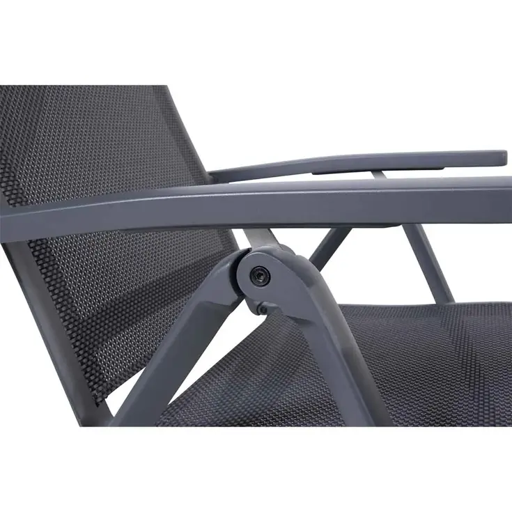 Cadiz matt carbon Tuinstoel 4 Seasons